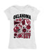 Oklahoma Sooners Girl´s Fitted Cotton T-shirt White