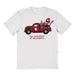 Oklahoma Sooners Hand Sketched Vive La Fete Impressions Truck Kids White Cotton T-shirt