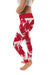 Oklahoma Sooners Vive La Fete Paint Brush Logo on Waist Women Red Yoga Leggings - Vive La Fête - Online Apparel Store