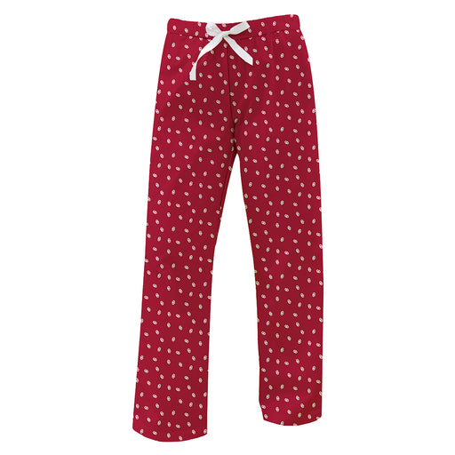 Oklahoma Sooners Vive La Fete Game Day All Over Logo Women Red Lounge Pants