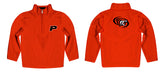 University of the Pacific Tigers Vive La Fete Game Day Solid Orange Quarter Zip Pullover Sleeves - Vive La Fête - Online Apparel Store