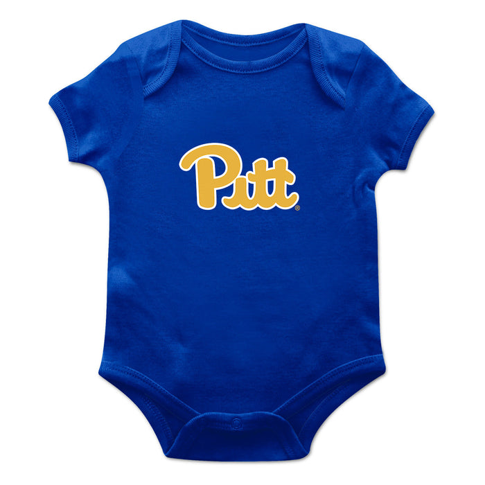 Pittsburgh Panthers UP Cotton Short Sleeve Bodysuit Royal