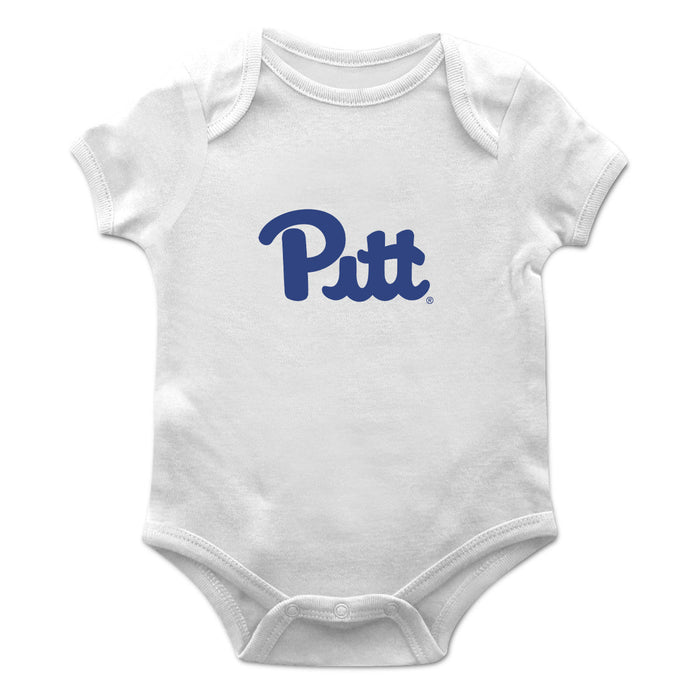 Pittsburgh Panthers UP Cotton Short Sleeve Bodysuit White