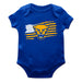 Pittsburgh Panthers UP Vive La Fete Infant Game Day Royal Short Sleeve Bodysuit