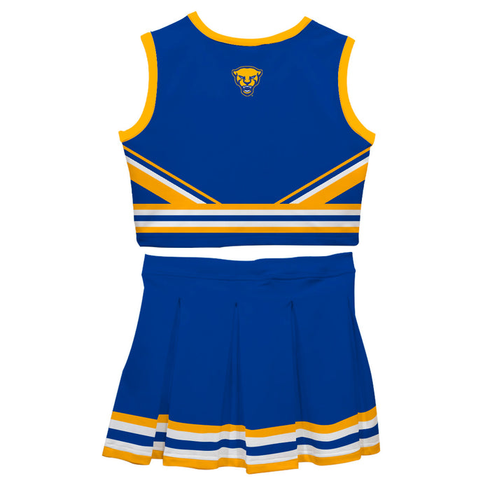 Pittsburgh Panthers UP Vive La Fete Game Day Royal Sleeveless Chearleader Set - Vive La Fête - Online Apparel Store