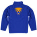 Pittsburgh Panthers UP Vive La Fete Game Day Solid Blue Quarter Zip Pullover Sleeves - Vive La Fête - Online Apparel Store