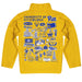 Pittsburgh Panthers UP Hand Sketched Vive La Fete Impressions Artwork Gold Boys Quarter Zip Pullover V1 - Vive La Fête - Online Apparel Store