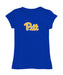 Pittsburgh Panthers UP Girl´s Fitted Cotton T-shirt Royal