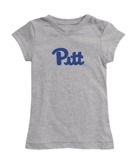 Pittsburgh Panthers UP Girl´s Fitted Cotton T-shirt Grey