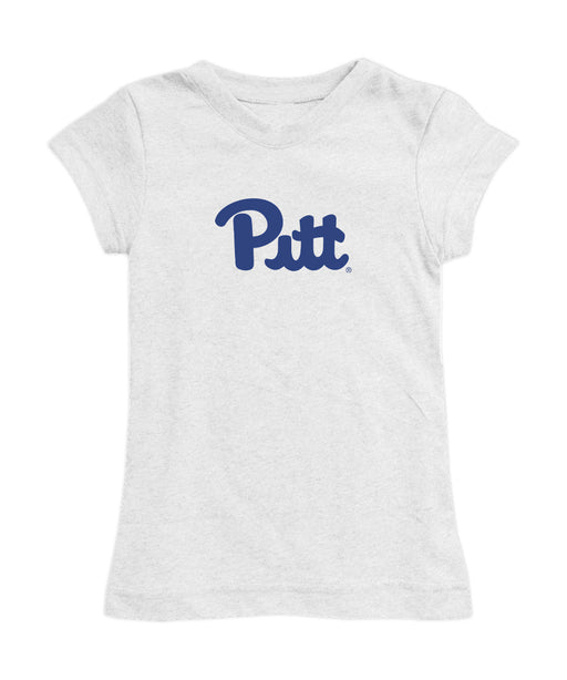 Pittsburgh Panthers UP Girl´s Fitted Cotton T-shirt White