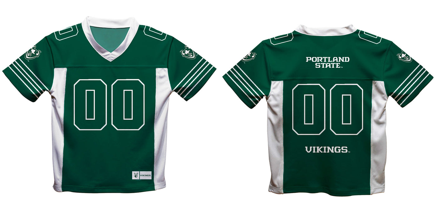 Portland State Vikings Vive La Fete Game Day Green Boys Fashion Football T-Shirt - Vive La Fête - Online Apparel Store