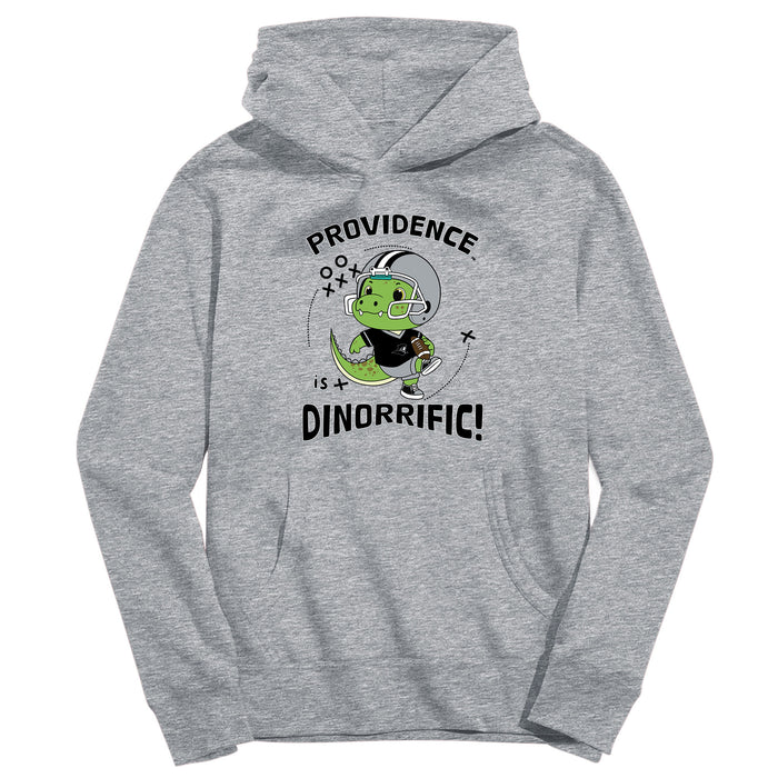 Providence Friars Dinorrific Heather Grey Cotton Youth Hoodie
