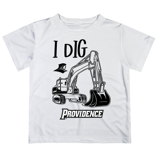 Providence Friars Vive La Fete Excavator Boys Game Day White Short Sleeve Tee