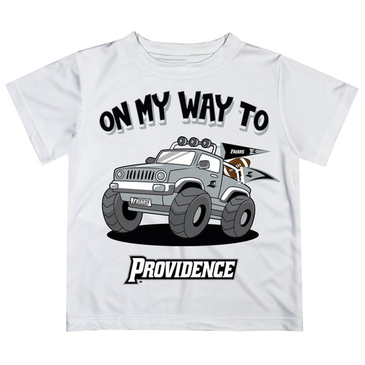 Providence Friars Vive La Fete Monster Truck Boys Game Day White Short Sleeve Tee