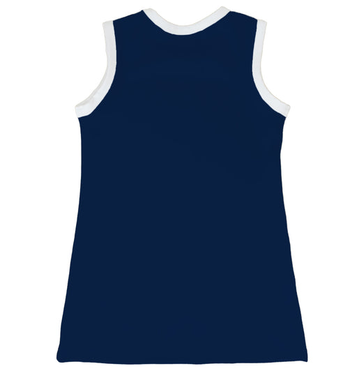 Penn State Nittany Lions Sleeveless Cheerleader A Line Dress White and Navy - Vive La Fête - Online Apparel Store