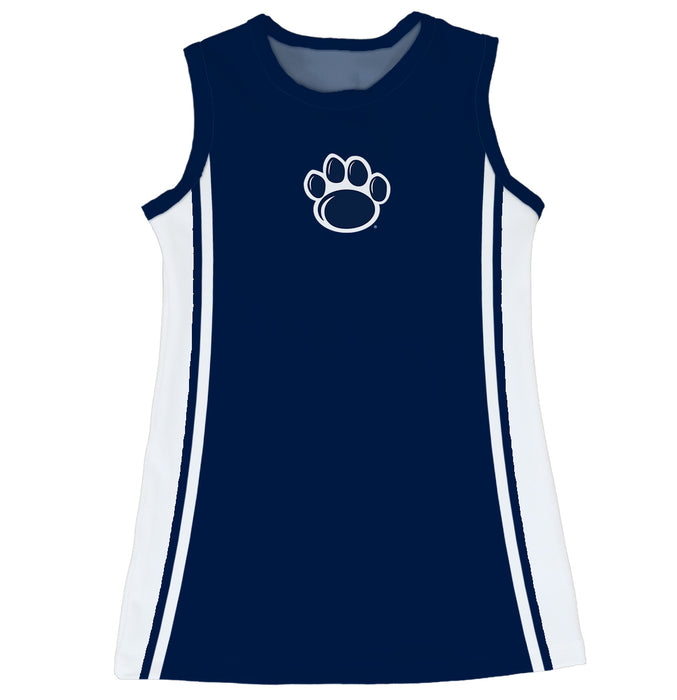 Penn State Nittany Lions Sleeveless Cheerleader A Line Dress Navy
