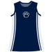 Penn State Nittany Lions Sleeveless Cheerleader A Line Dress Navy