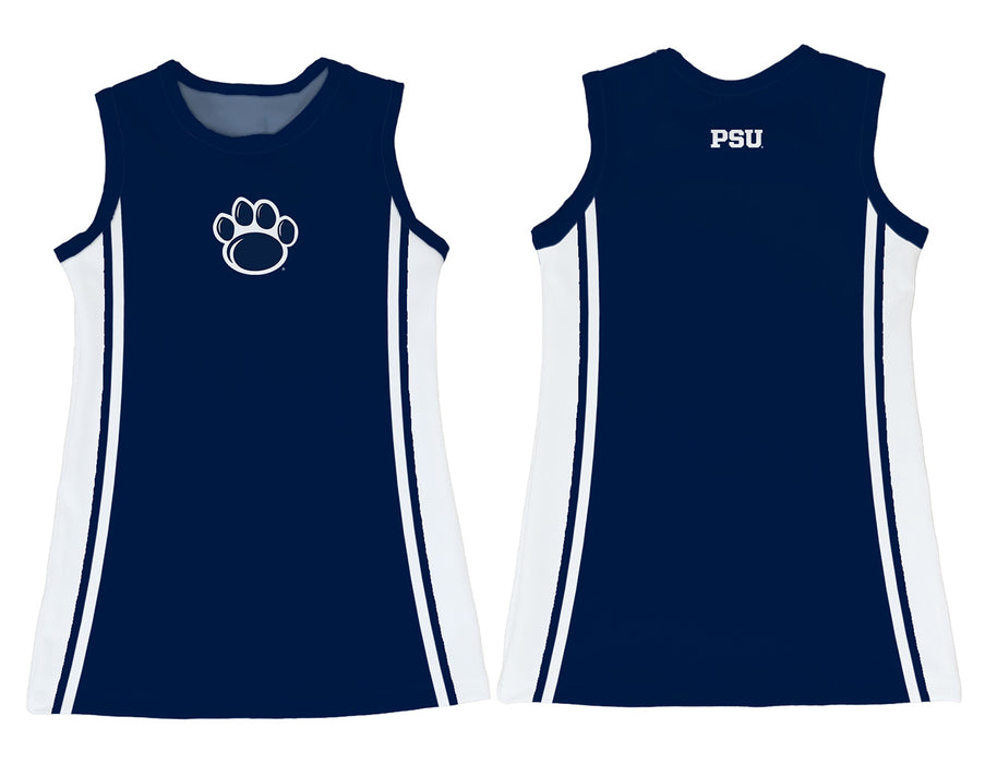 Penn State Nittany Lions Sleeveless Cheerleader A Line Dress Navy - Vive La Fête - Online Apparel Store