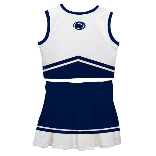 Penn State Nittany Lions Vive La Fete Game Day White and Navy Sleeveless Chearleader Set - Vive La Fête - Online Apparel Store