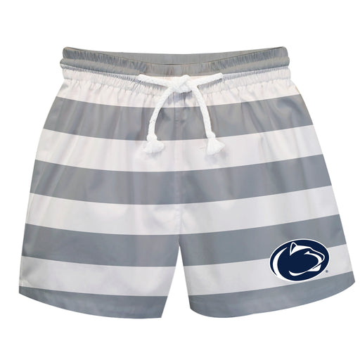 Penn State Nittany Lions Vive La Fete Game Day Navy Flag Swimtrunks V1