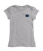 Penn State Nittany Lions Hand Sketched Vive La Fete Impressions Artwork Grey Girls Cotton Short Sleeve Tee