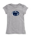 Penn State Nittany Lions Girl´s Fitted Cotton T-shirt Grey
