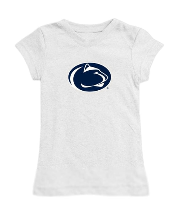Penn State Nittany Lions Girl´s Fitted Cotton T-shirt White