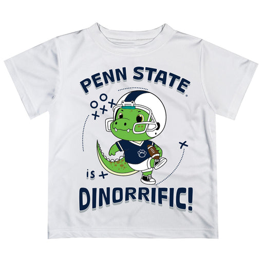 Penn State Nittany Lions Vive La Fete Dinorrific Boys Game Day White Short Sleeve Tee