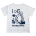 Penn State Nittany Lions Vive La Fete Excavator Boys Game Day White Short Sleeve Tee