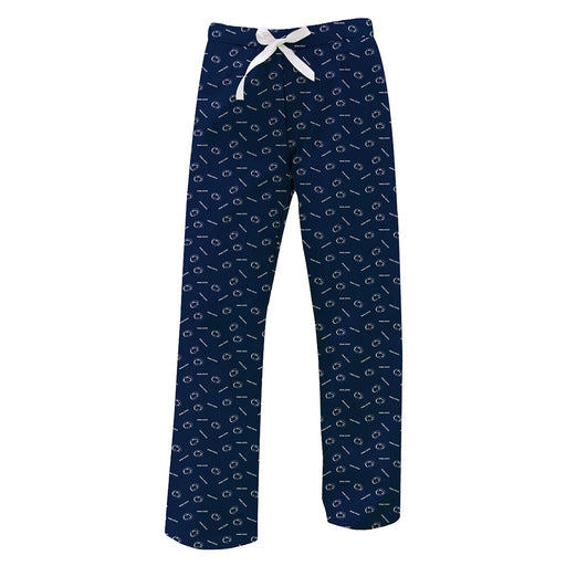Penn State Nittany Lions Vive La Fete Game Day All Over Logo Women Navy Lounge Pants