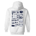 Penn State Nittany Lions Hand Sketched Artwork Cotton Fleece Women Hoodie - Vive La Fête - Online Apparel Store
