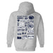 Penn State Nittany Lions Hand Sketched Artwork Cotton Fleece Women Hoodie - Vive La Fête - Online Apparel Store