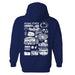 Penn State Nittany Lions Hand Sketched Artwork Cotton Fleece Women Hoodie - Vive La Fête - Online Apparel Store