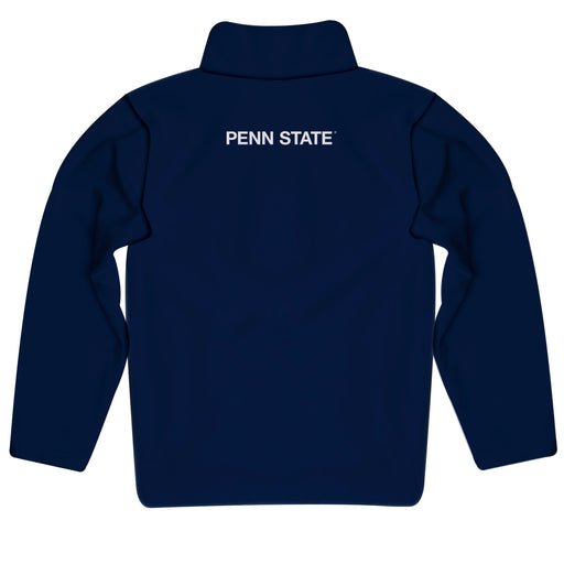 Penn State Nittany Lions Vive La Fete Logo and Mascot Name Womens Navy Quarter Zip Pullover - Vive La Fête - Online Apparel Store