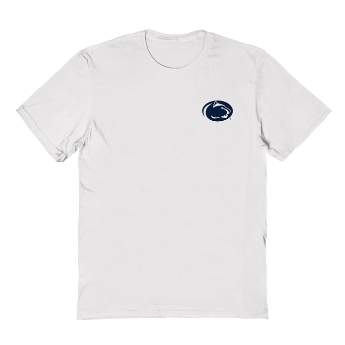 Penn State Nittany Lions Vive La Fete Impressions Artwork White Womens Cotton Tshirt