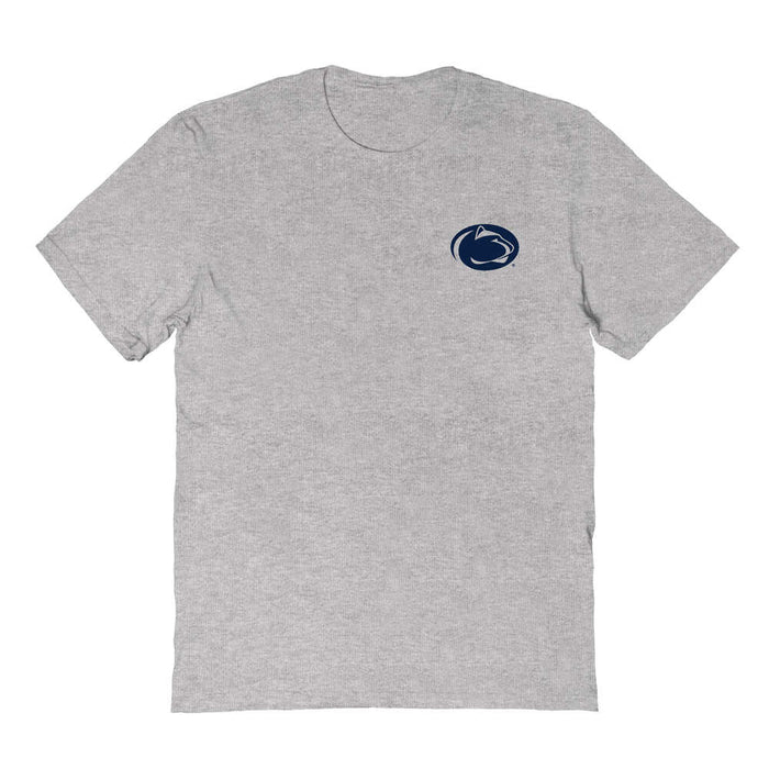 Penn State Nittany Lions Vive La Fete Impressions Artwork Grey Womens Cotton Tshirt