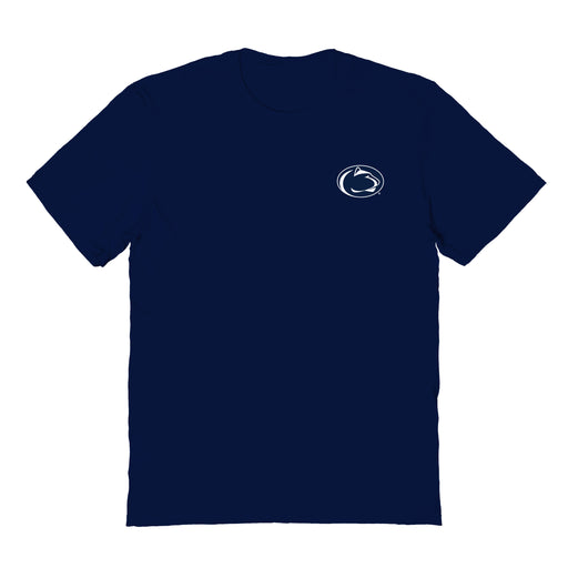 Penn State Nittany Lions Vive La Fete Impressions Artwork Navy Womens Cotton Tshirt