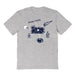 Penn State Nittany Lions Hand Sketched Vive La Fete Impressions Icones Grey T-shirt for Women