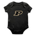Purdue Boilermakers Cotton Short Sleeve Bodysuit Black