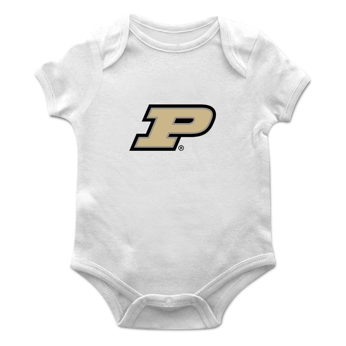Purdue Boilermakers Cotton Short Sleeve Bodysuit White