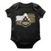 Purdue University Boilermakers Vive La Fete Infant Game Day Black Short Sleeve Bodysuit