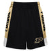 Purdue Boilermakers Vive La Fete Game Day Black Stripes Boys Solid Gold Athletic Mesh Short