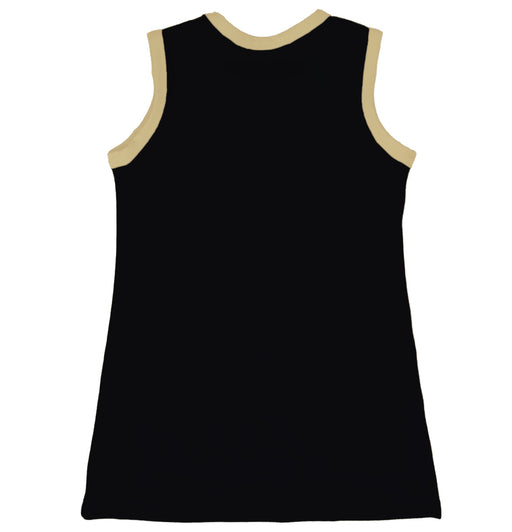 Purdue University Boilermakers Sleeveless Cheerleader A Line Dress White and Black - Vive La Fête - Online Apparel Store