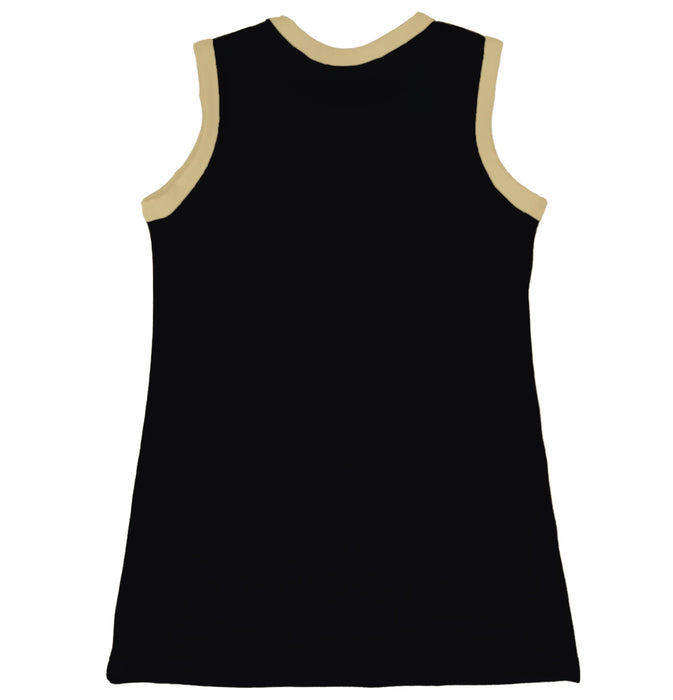 Purdue University Boilermakers Sleeveless Cheerleader A Line Dress White and Black - Vive La Fête - Online Apparel Store