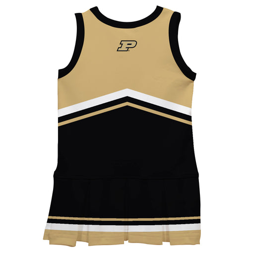 Purdue University Boilermakers Vive La Fete Game Day Gold and Black Sleeveless Chearleader Dress - Vive La Fête - Online Apparel Store