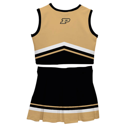 Purdue University Boilermakers Vive La Fete Game Day Gold and Black Sleeveless Chearleader Set - Vive La Fête - Online Apparel Store