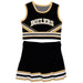 Purdue University Boilermakers Vive La Fete Game Day Black Sleeveless Chearleader Set