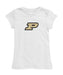 Purdue Boilermakers Girl´s Fitted Cotton T-shirt White