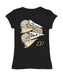 Purdue University Boilermakers Girl´s Fitted Cotton T-shirt Black