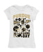 Purdue University Boilermakers Girl´s Fitted Cotton T-shirt White